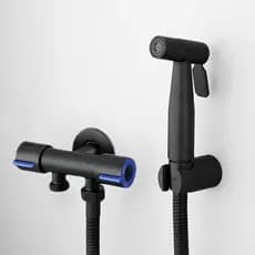 Ducha Higienica Para Banheiro 1.20m/1.50m completa Luxo Metal inox nucleo da valvula