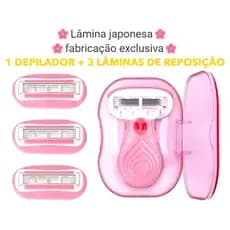 Mini Removedor De Pêlos Feminino Gillette Venus Sensitive – 3 Lâminas Revestidas De Diamante , Lubrastrip Para Deslizame
