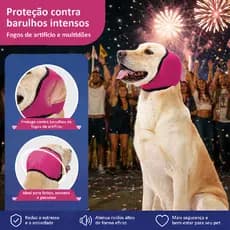 Capas Para Orelhas De Cachorro , Protetores De Ouvido Calmantes Cães Com Redução De Ruído Ajustáveis