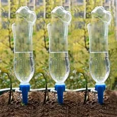 Kit Com 12 Gotejador Irrigador Acoplável Em Garrafa Pet Jardim Dosador Vaso Em Garrafa
