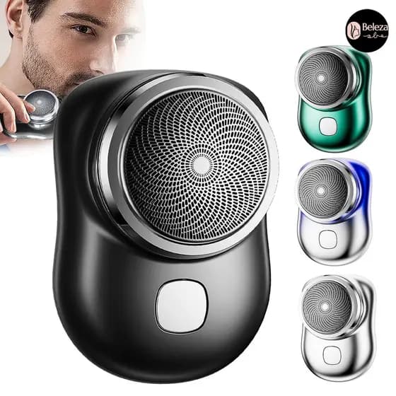 Mini Barbeador EléTrico PortáTil À Prova D'áGua TIPO-C Aparador De Barba De Bolso Promoção Dupla Finalidade Tipo Bolso