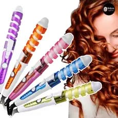 Cacheador de Cabelo 220V Profissional - Modelador de Cachos e Ondas com Tecnologia de Cerâmica