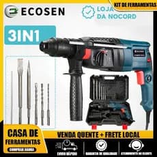 Furadeira Elétrica De Impacto E Parafusadeira 800w C/ Maleta