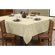 Toalha de Mesa Jacquard Premium 4/6/8/10/12/14 Lugares  | Tecido Grosso Elegante Decorativa