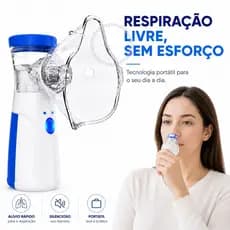 Nebulizador Inalador Portátil Silencioso Automático Ultrassônico Us  Diário  Compacto Adulto Criança