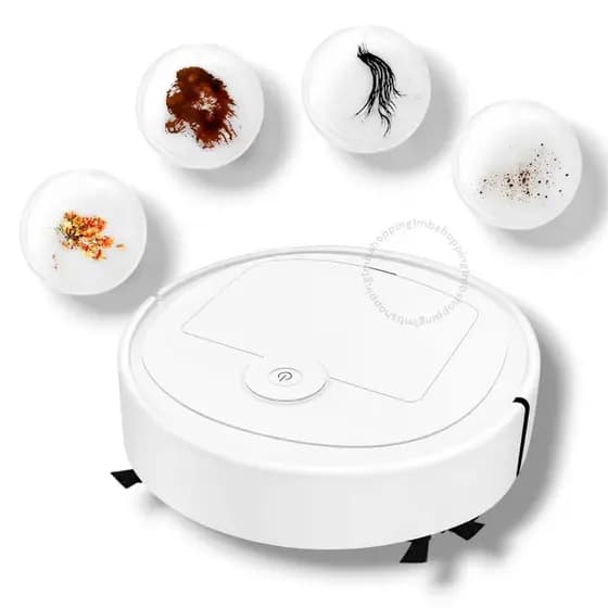Robô Aspirador Mini Automático Inteligente Casa Prático Recarregável Limpeza Compacto Sem Fio Diario