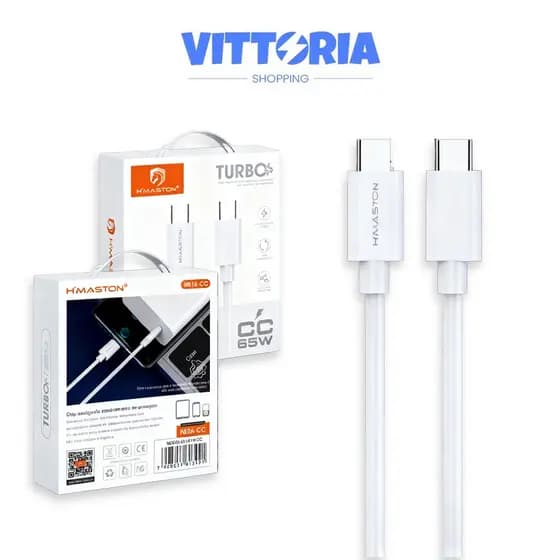 H'maston HB16 6A Cabo USB 2 Tipo C/USB-C para Lightning Cabo USB eficiente e de alta velocidade