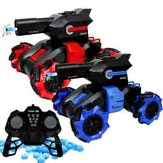 Carrinho De Controle Remoto 360º Giro Radical Drift E Manobras Lança Bolinhas de Gel