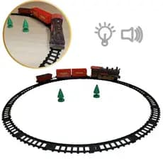 Auto Pista Trilho Trem Elétrico Express Locomotiva Ferrorama Pilha