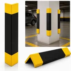 Cantoneira Autocolante Protetor De Coluna Quina De Estacionamento Garagem Proteção Carro