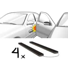 Kit 4 Pares de Protetor Anti-Risco Magnético de Porta Para Carro Acessório para Proteger Carro