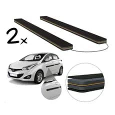 2 Pares de Protetor para Porta Anti-Impacto Estacionamento Magnético Acessórios para Carro