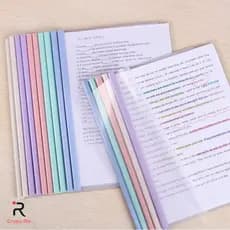 Kit com 4 ou 8 Pastas A4 Com CLIP Diversas Cores Escolar 22cmx31cm PLASTICO
