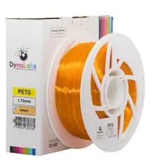 Filamento PETG DynaLabs 1.75mm 1Kg Ambar Clear