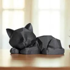Gatinho Fofo Dormindo Para Decoração de Sala, Cozinha, Escritório, Varanda e Quarto