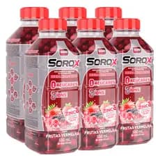 Pack com 6 - Sorox Frutas Vermelhas 550mL