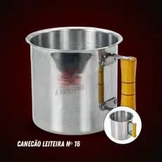 Canecão 2,5 Litros leiteira de aluminio polido caneco fervedor - n°16