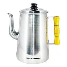 Bule Hotel Alumínio 4,1 Litros Cafe Chá Chimarão Continental Cor Cinza