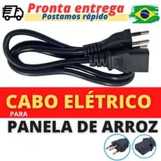 Cabo elétrio cabo de Força para Panela De Arroz Elétrica (serve em diversas marcas)