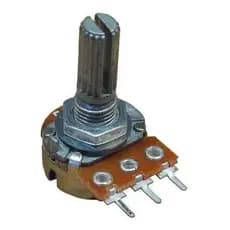 Kit 5 Peças Potênciometro Linear Rotativo 2k L20 Mini Wh148-1