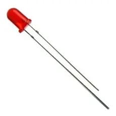 100 Peças - Led 3mm Vermelho Difuso Promoção