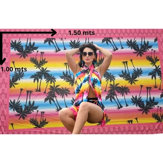 Canga Estampada de praia verão 2025
