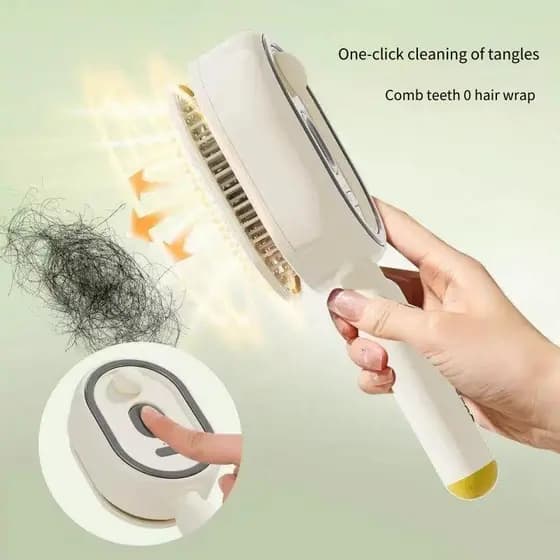 Novo estilo Premium Spray elétrico Airbag massagem pente atomização cuidados Com o cabelo pente auto-limpeza emaranhado