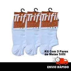 3 Pares De Meias Soquete Trifil Sport 39 a 43