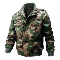 Jaqueta Militar Masculina Roupas Do Exército Tático Blusão Outwear Zíper Jaquetas De Carga Dos Homens Casacos Camuflados