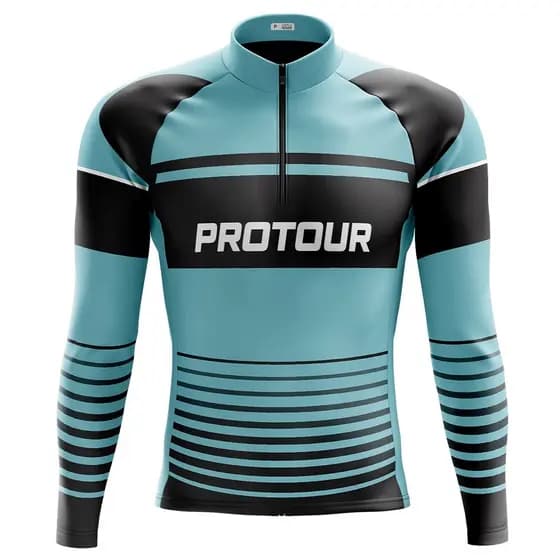 Camisa Ciclismo Camiseta Ciclista Roupa de Ciclismo Masculina Manga Longa Masculina Pro Tour Stellar protecao uv+50
