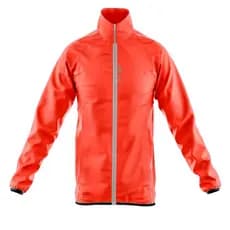 Jaqueta Corta Vento Ciclismo Laranja Neon Impermeavel