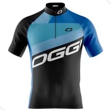 Camiseta Ciclismo Masculina Dryfit Proteção UV Bike MTB Speed Oggi Azul