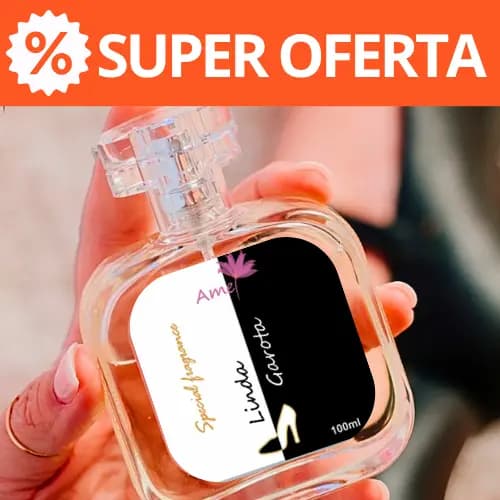 Perfume Linda Garota Feminino, 3 Tamanhos ,Amei Cosméticos, Floral Oriental, Alta Fixação