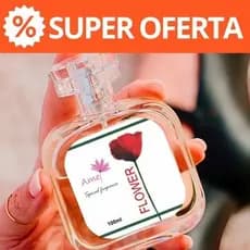 Perfume Elegante Flower Feminino Marcante Parfum Amei Cosméticos, Floral 33% de essência importada