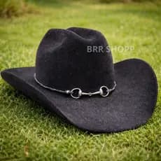 Bandinha Chapeu Modelo Bridão Country Feminino Bandinha Cowgirl Boiadeira