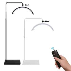 Luminária de Estética 40W, 3 Luzes, Suporte Celular - p/ Cílios, Sobrancelha, Maquiagem e Live F16