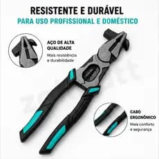 Ferramenta Multifuncional 8 em 1 Alicate com Martelo Cortador Descascador Uso Doméstico F11