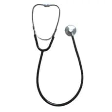 Estetoscópio Simples Profissional Médicos Enfermeiros Técnicos Madicate Preto