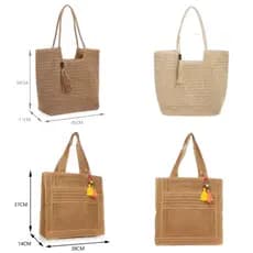 Bolsa Feminina Praia Palha Sintética Moda Verão Piscina, final de semana, tendência blogueira