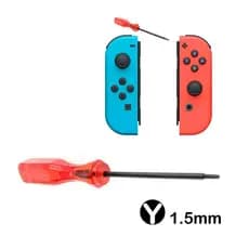Chave imantada Tri-Wing Y 1.5mm controle Joy-Con Nintendo Switch