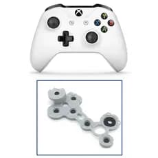 Kit Borrachas Condutivas Reparo Botões Para Controle Xbox One S