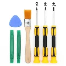 Kit 7 em 1 Chaves Torx Reparo Limpeza Abertura Controle Console Ps3 / Ps4 / Ps5 / Xbox Series / One / 360 / T6 T8 T10
