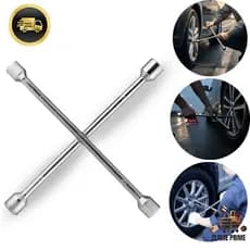 Chave De Roda Tipo Cruz Estrela Reforçada Para Carro E Caminhonete