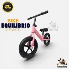 Bicicleta Bike de Equilíbrio Sem Pedal Infantil Rosa E Azul Até 30 kilos