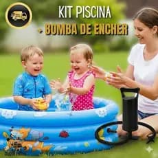 Piscina Infantil Inflável Menino 170 Litros + Bomba De Encher