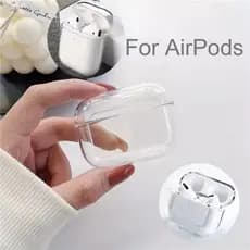 Capa Case Capinha Acrílico Rígida Transparente Para AirPods 1/2 e AirPods Pro 2 3 NÃO INCLUI FONE