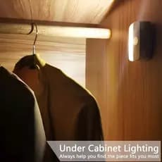 Luz de Led Sensor de Presença Sem Fio Branco Frio Escada Guarda Roupa Banheiro  Quarto Ambiente