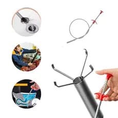 Garra Pega Objetos Encanamento Vaso Sanitário Pia Desentupidor Limpeza Doméstica Cozinha 90cm 160cm