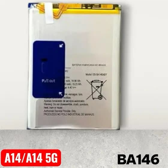 BAT COMPATIVEL A14/A14 5G(BA146)ORG NOVA COM GARANTIA 15 DIAS Envio Imediato