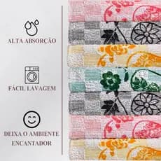 Kit Tapete Atoalhado Pezinho | Toalha de Piso De Banheiro | Tapete  Cores Vivas